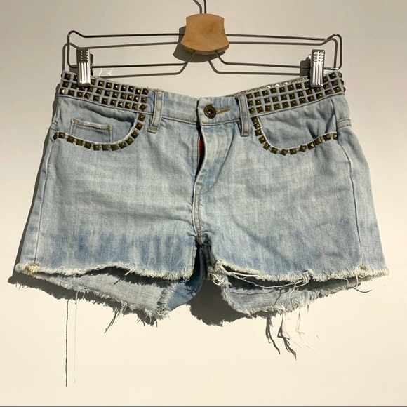 BLANK NYC - Studded denim shorts - Picture 1 of 6